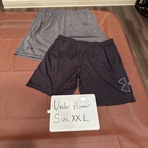 2 pair of UA XXL athletic shorts